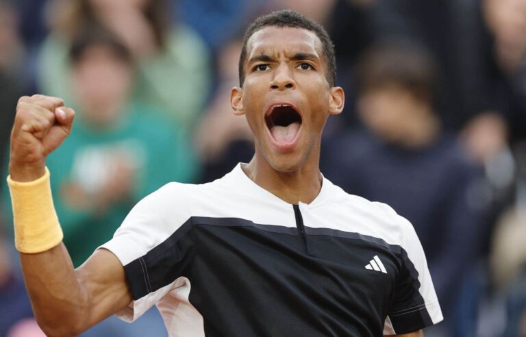 Quebecer Félix Auger-Aliassime easily wins over Ben Shelton at the Roland-Garros tournament