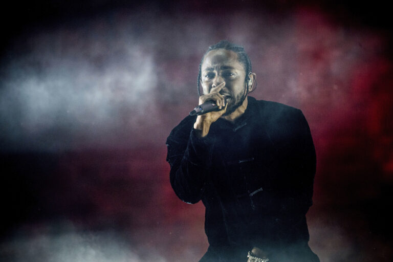 Rapper Kendrick Lamar celebrated LA unity at concert