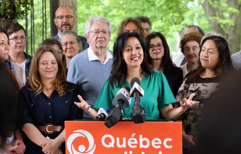 Ruba Ghazal enters the race for the position of co-spokesperson for Québec solidaire