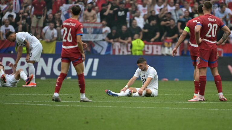 Serbia snatches a draw in the final seconds against Slovenia