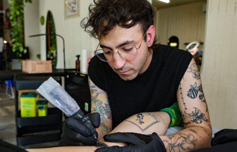 Tattoo artists are worried about the drop in clientele