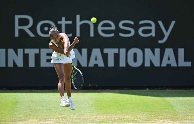 Tennis: Fernandez wins quarter-finals of Eastbourne grass court tournament