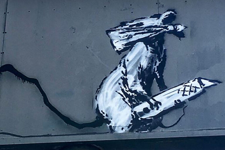 Theft of a Banksy in Paris in 2019 |  The value of graffiti in question in court