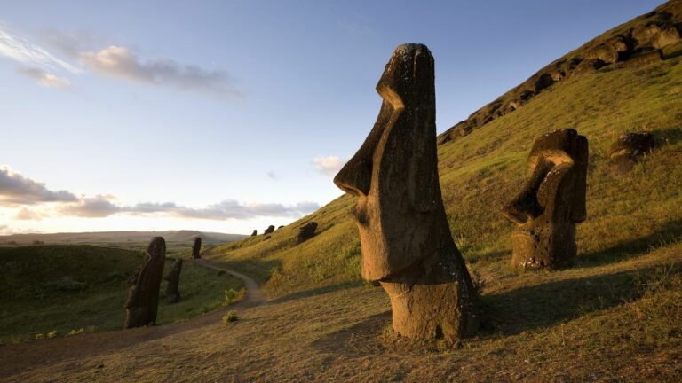 There has never been a collapse on Easter Island