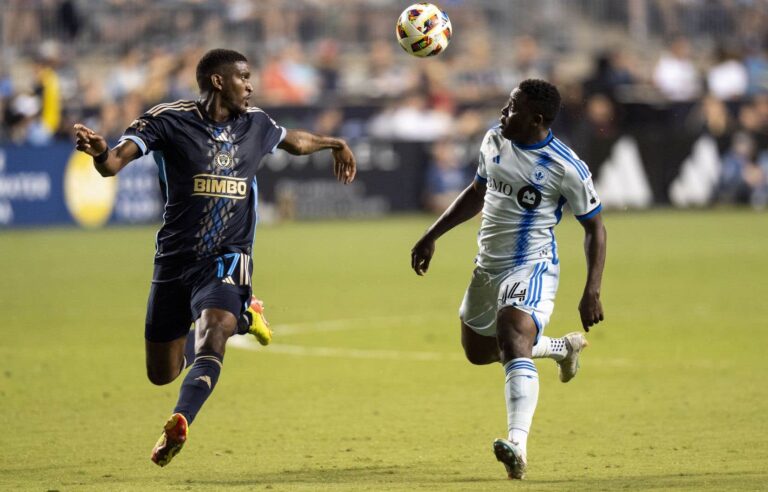 Tie 2-2 for CF Montreal and Philadelphia Union at Subaru Park