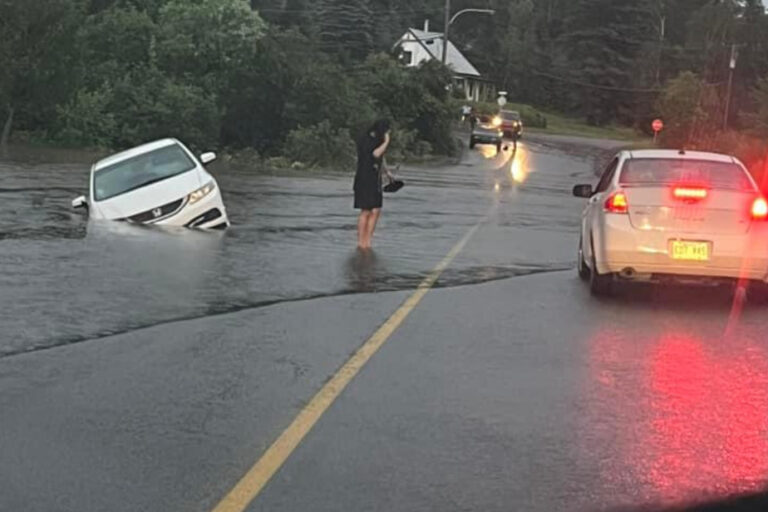 Torrential rains in Lanaudière |  Several residences in Chertsey are at risk of flooding