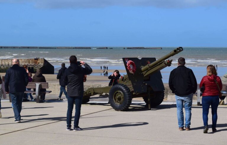 Tourists are arriving in Normandy more than ever