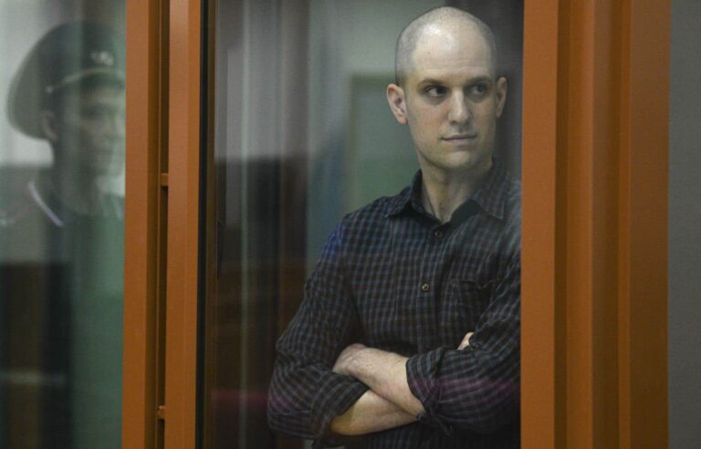 Trial of American journalist Evan Gershkovich, detained in Russia for 15 months, begins