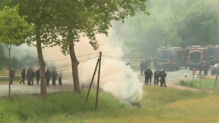 VIDEO.  Rally banned against the A69 motorway: a mobilization under tension