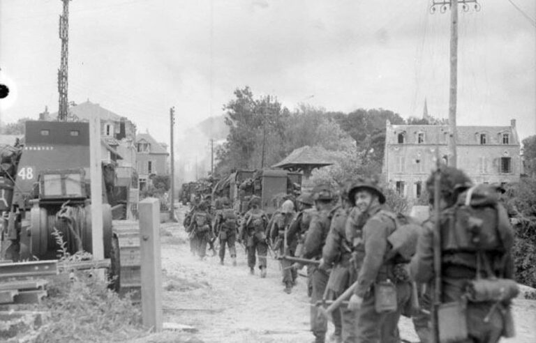 Were there heads scalped during the Battle of Normandy in June 1944?