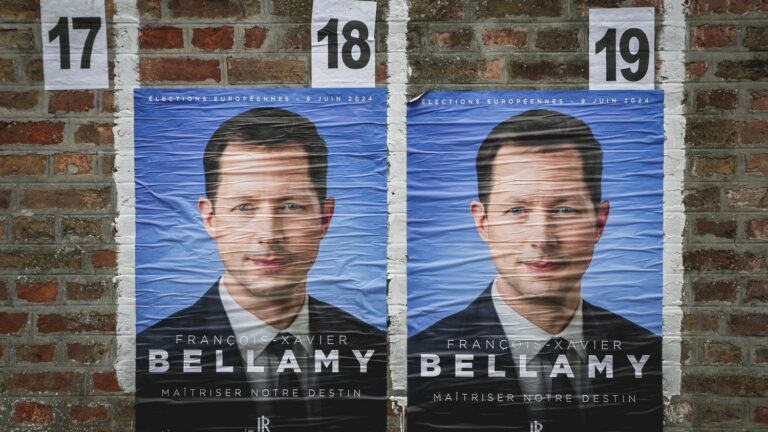 a hypothetical coalition between LR and the macronie poisons the end of François-Xavier Bellamy’s campaign