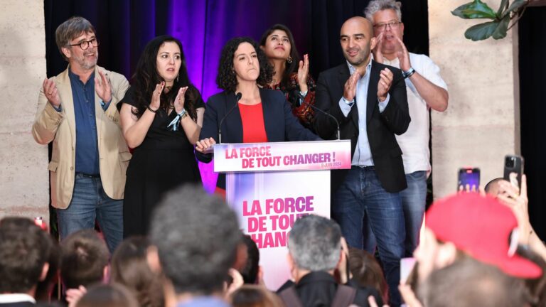 activists and executives of La France insoumise stunned by the announcement of the dissolution