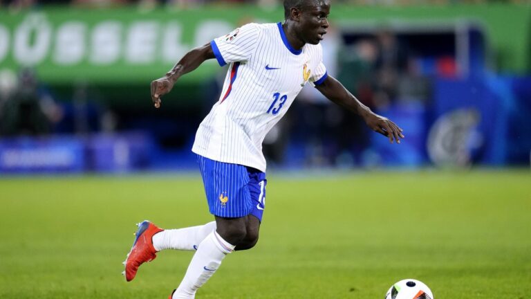 after two years of absence from the French team, N’Golo Kanté is already thrilling the supporters at Euro 2024