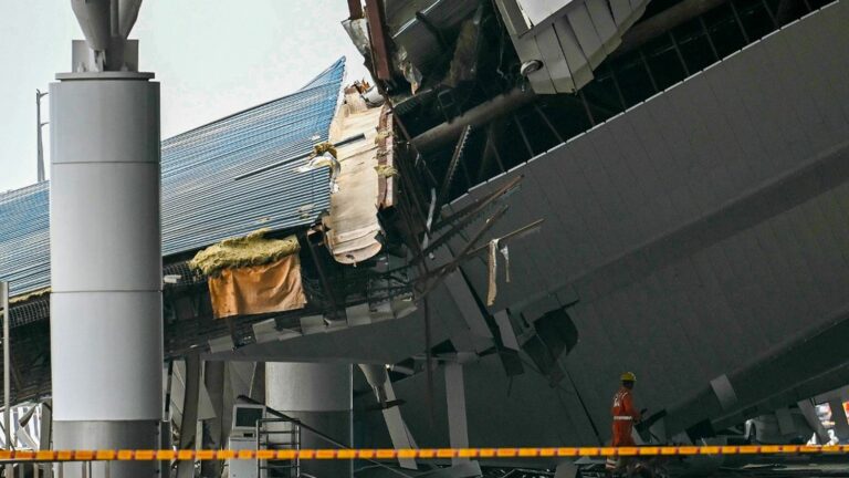 At least one dead, eight injured after roof collapses at New Delhi airport