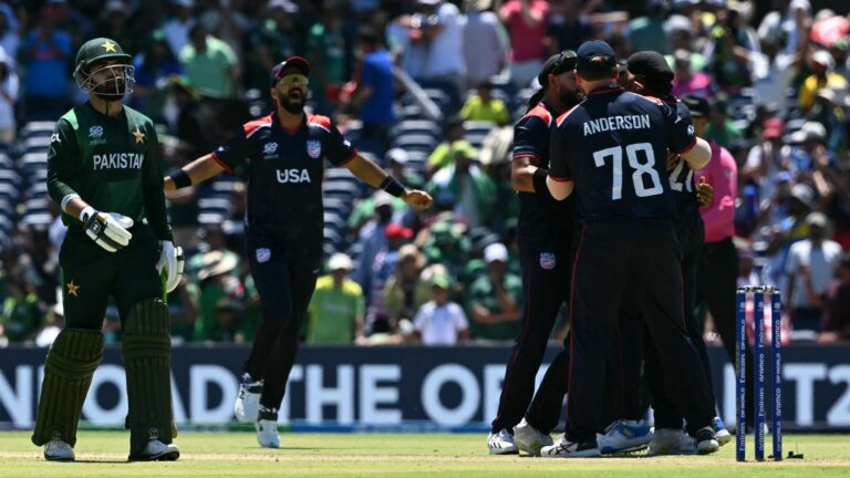 for its first participation, the American national team beats that of Pakistan