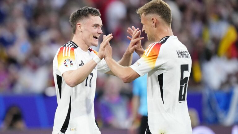 host country, Germany crushes Scotland in the opening match and starts its competition perfectly