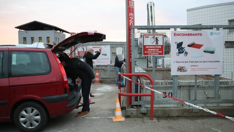 in France, more and more attacks in recycling centers