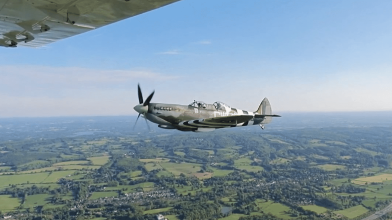 in the United Kingdom, the restoration of the iconic Spitfires takes off