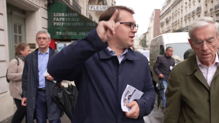 in the fourth constituency of Paris, two right-wing candidates engage in a fratricidal battle