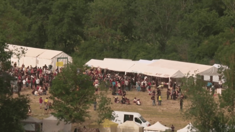 new large-scale mobilization against the construction site