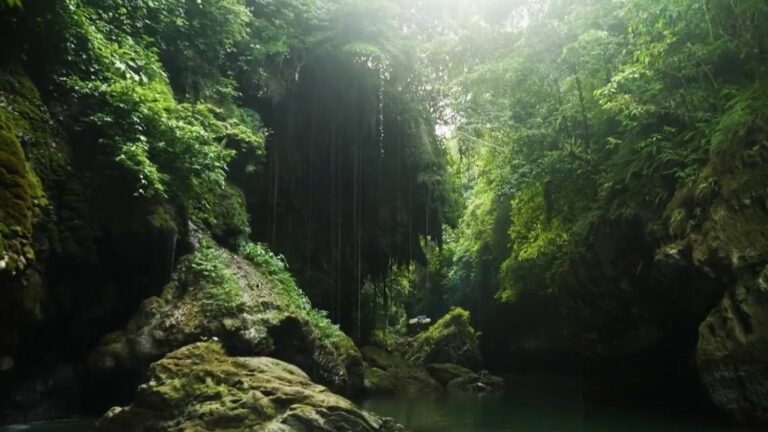 the Green Canyon, a place of preserved beauty