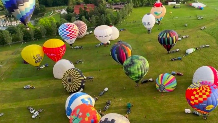 the Montgolfiades, the meeting place for hot air balloon enthusiasts