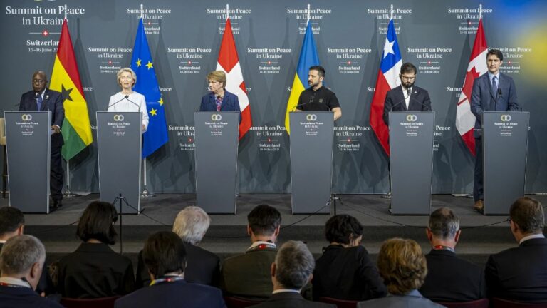 to make peace, “all parties must be involved”, according to the final communiqué of the summit organized in Switzerland