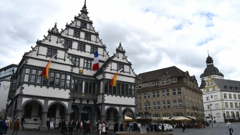 what does Paderborn, the city that hosts the French team look like during the competition?