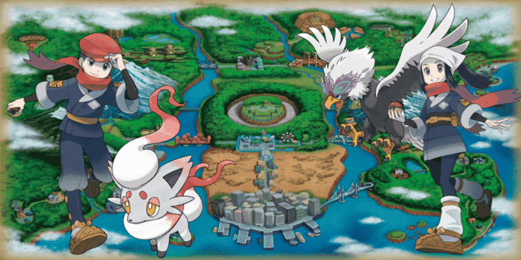 Arceus pourrait taquiner une plus grande connexion entre les régions d’Unova et de Sinnoh