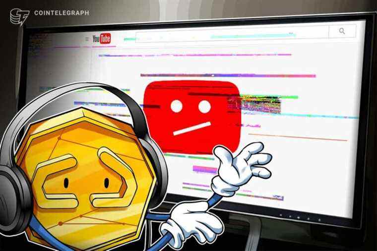 Chaînes YouTube piratées et renommées pour les escroqueries cryptographiques en direct