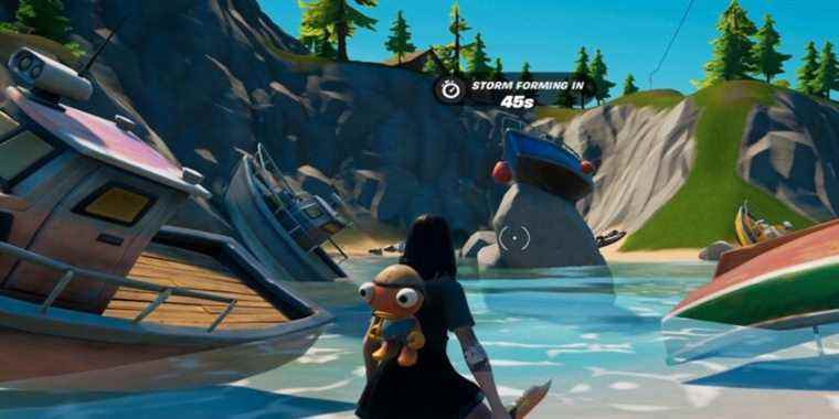 Emplacement de Shipwreck Cove dans Fortnite Saison 8