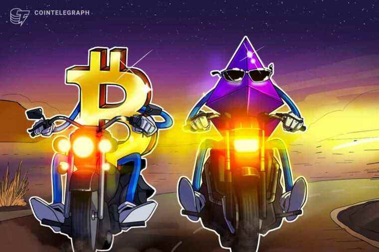 Ethereum envisage un rallye contre Bitcoin, le prix de l’ETH montrant une divergence haussière cachée