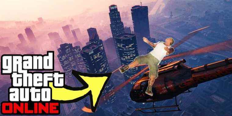 GTA Online Glitch fait tourner le joueur comme des pales de rotor d’hélicoptère en chute libre