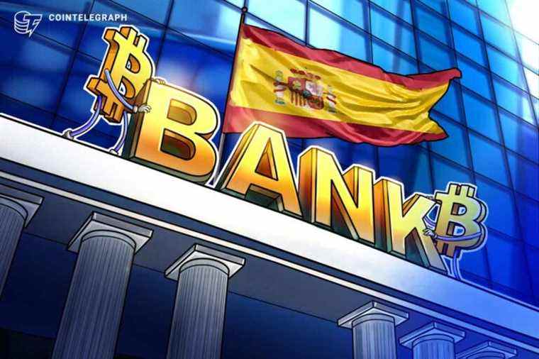 La Banque d’Espagne publie des directives d’enregistrement pour les services de cryptographie