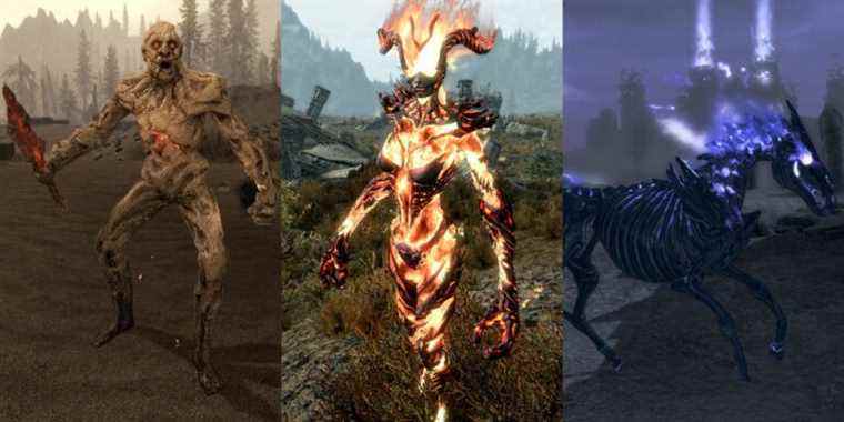 La liste des niveaux de Skyrim classe les suiveurs conjurables