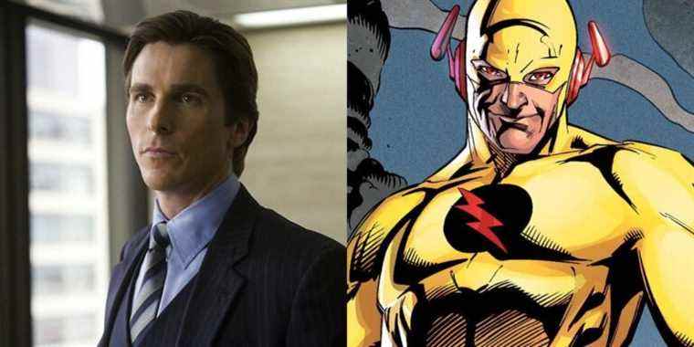 L’ancien Batman Christian Bale devient un flash inversé dans ce fan art