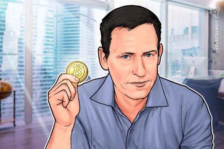 Le cofondateur de PayPal, Peter Thiel, déclare qu’il a « sous-investi » dans Bitcoin