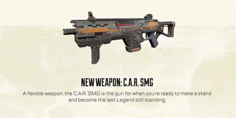 Pourquoi le CAR SMG est un gros problème pour Apex Legends