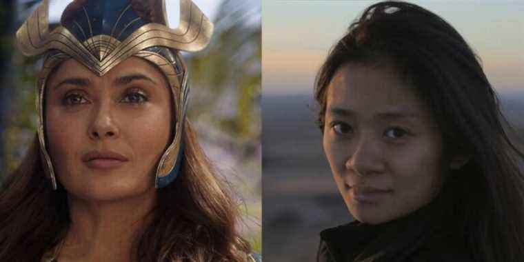 Salma Hayek s’est disputée avec Chloé Zhao à propos du script Eternals