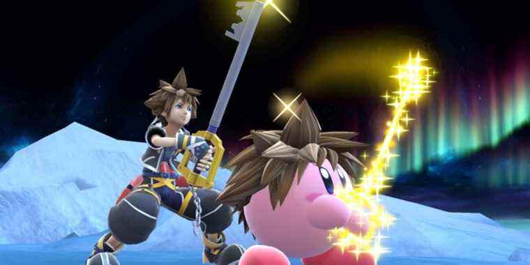 Super Smash Bros. Ultimate explique pourquoi Kirby n’obtient pas de Keyblade lorsqu’il absorbe Sora