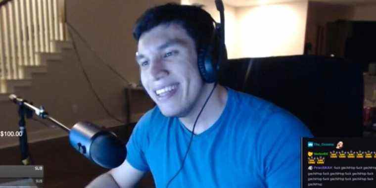 Twitch Streamer Trainwrecks a donné des millions de dollars cette année