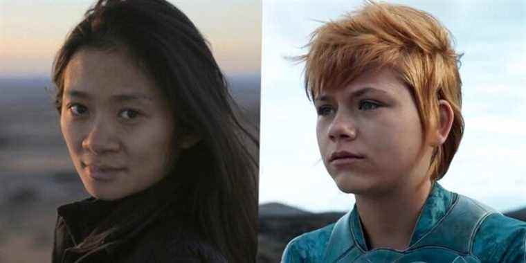 Chloe Zhao a dû couper deux personnages éternels du film Marvel