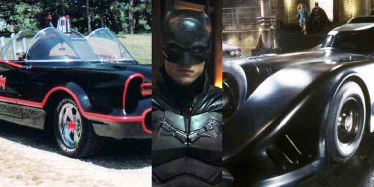 Classement de chaque Batmobile Live-Action