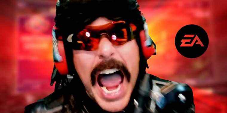 Dr Disrespect appelle EA pour la réponse présumée de la société à son interdiction de Twitch