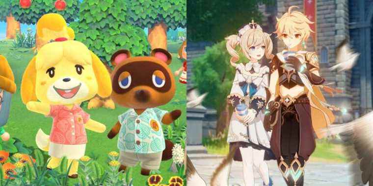 Genshin Impact Fan recrée des personnages du jeu dans Animal Crossing: New Horizons