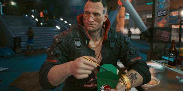 Guy Fieri fait la promotion de la vente du Cyber ​​Monday avec l’art hilarant du crossover Cyberpunk 2077