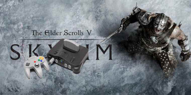 Jouer à Skyrim avec un contrôleur N64 ressemble à une expérience misérable