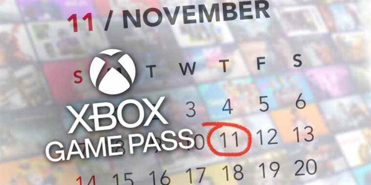 Le 11 novembre va être énorme pour le Xbox Game Pass