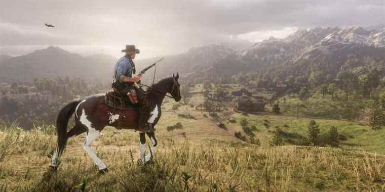 Le joueur de Red Dead Redemption 2 prend une photo d’un magnifique coup de foudre au Mexique