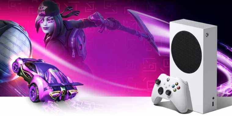 Le pack de vacances Xbox Series S comprend des cadeaux Fortnite et Rocket League